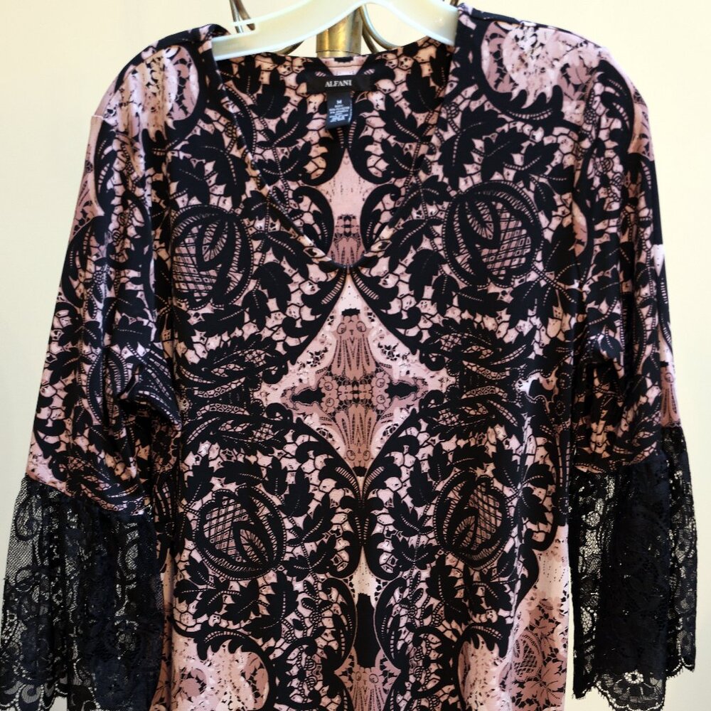 Black and pink top